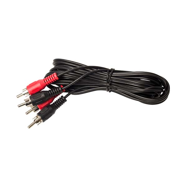 3M M/M 2RCA Plug To 2RCA Plug Nickel - Image 2