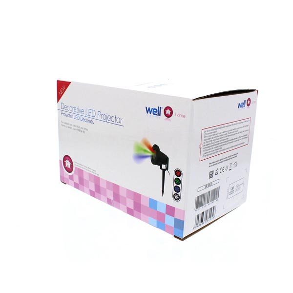 Διακοσμητικός Προβολέας LED Outdoor 3.6W 200mA Well PROJ-LED-RGBW4-WL - Image 2