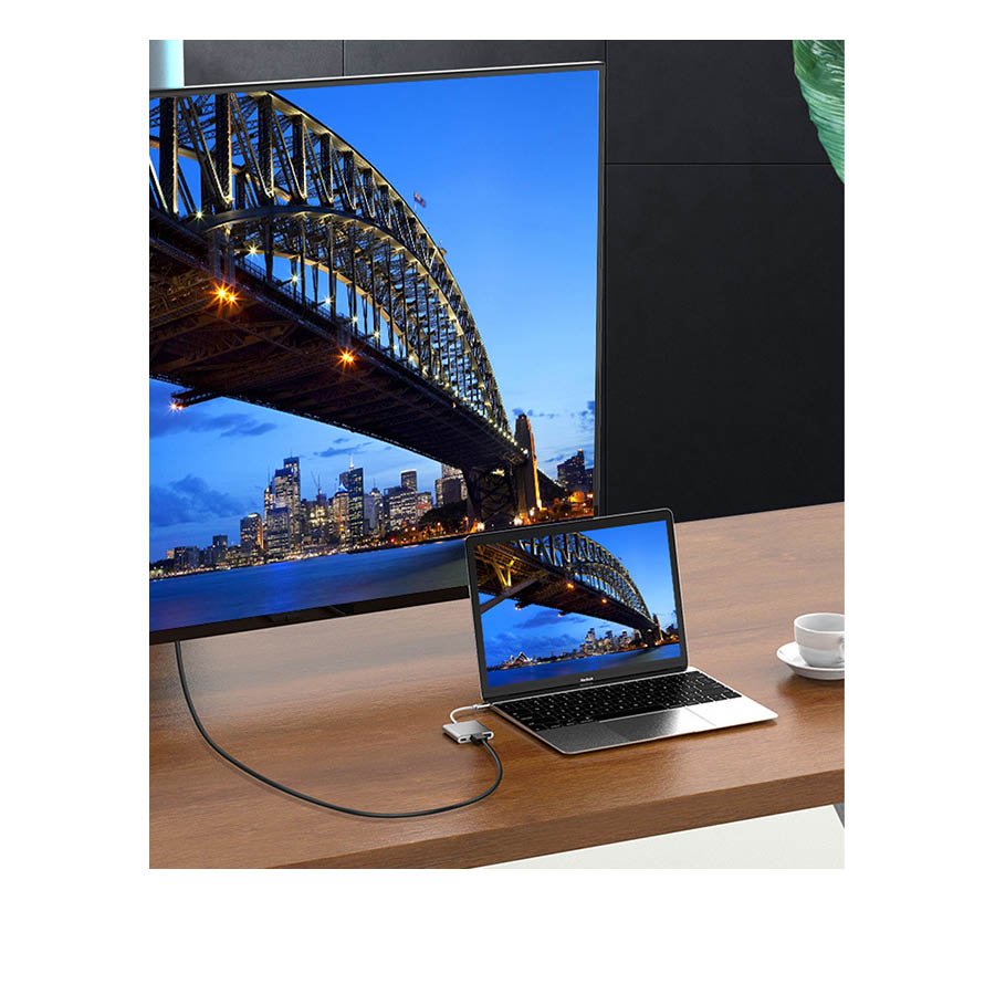 Adaptor USB Type-C 3 in 1/USB 3.0/HDMI/Type-C 3W1 - Image 5