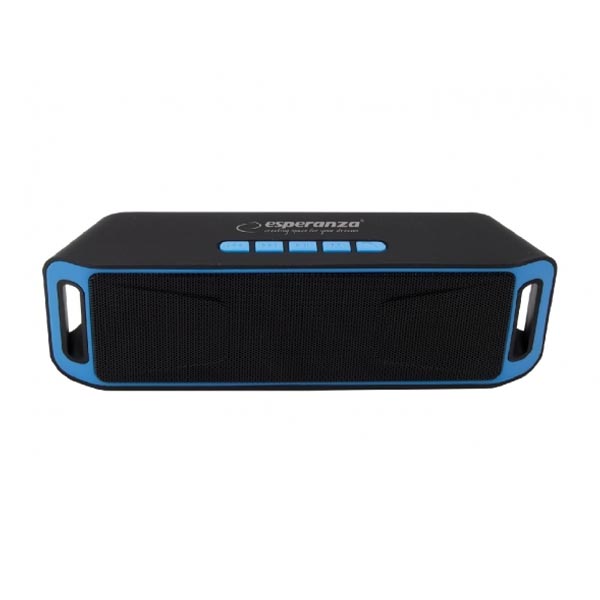 Ηχείο Bluetooth 6W Hands-Free & w/FM Radio Μαύρο/Μπλε EP126KB - Image 3