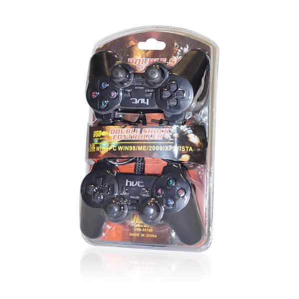 USB Gamepad double with vibration USB-8878B hvt - Image 3