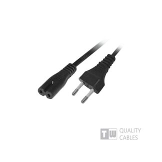 Καλώδιο τροφοδοσίας ρεύματος οκταράκι 2x0,50mm 1.5m