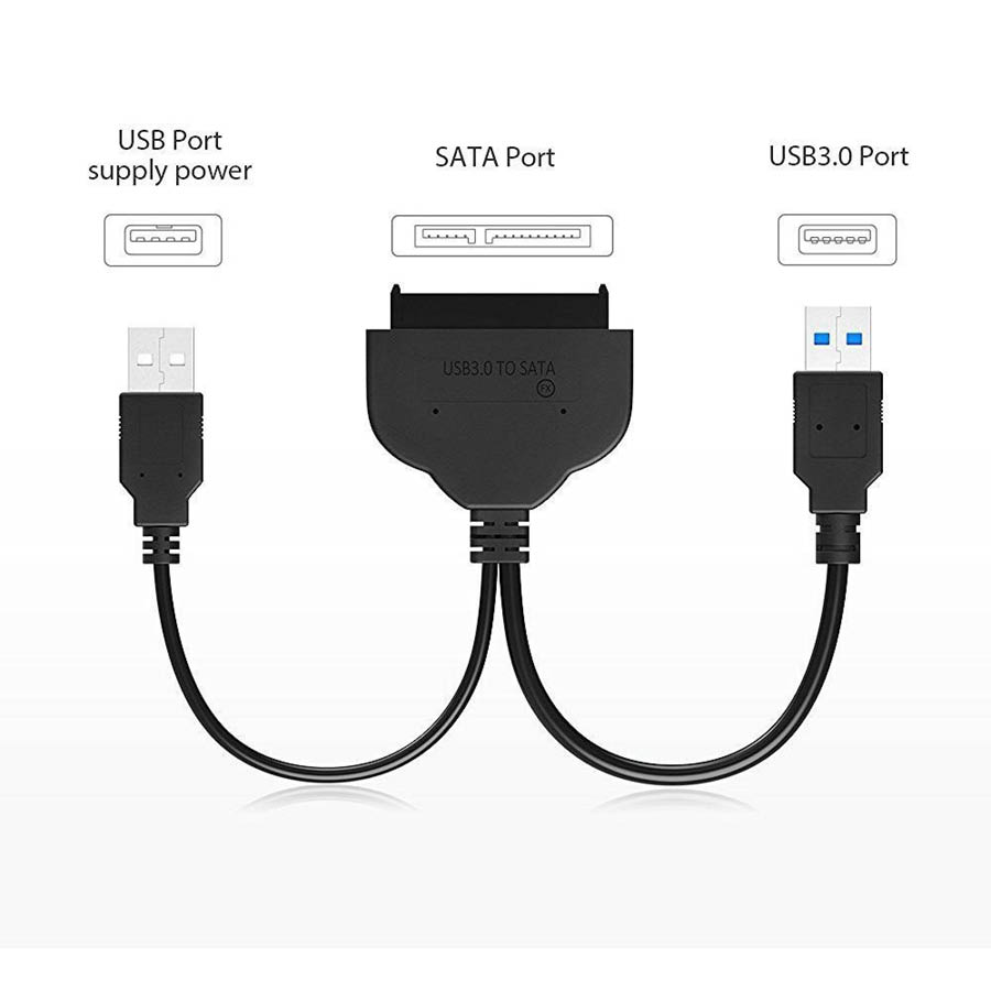 Καλώδιο USB 3.0 σε 2,5 sata 35cm adaptor - Image 4