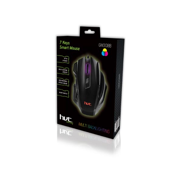 Gaming mouse USB 7Keys Προγραμματιζομενο 2750dpi Hvt GM308B - Image 5