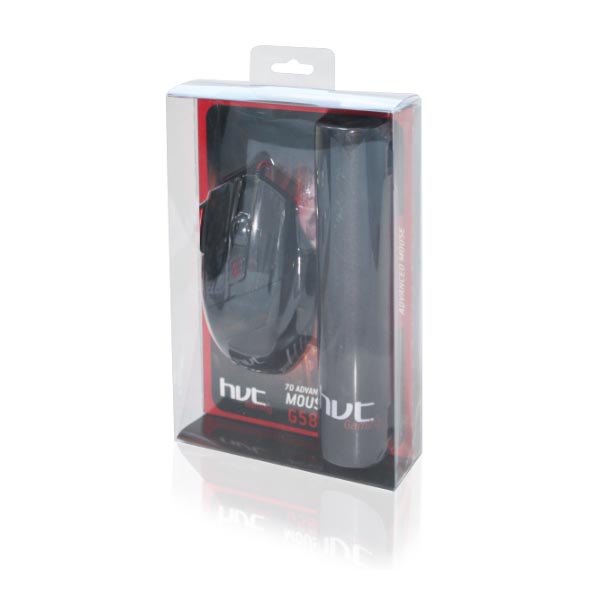 Gaming mouse 6Keys w/Mouse Pad w/7 colors lighting effects - Image 2