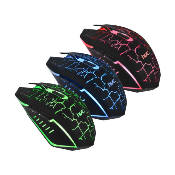Gaming mouse 6Keys w/Mouse Pad w/7 colors lighting effects - Image 3