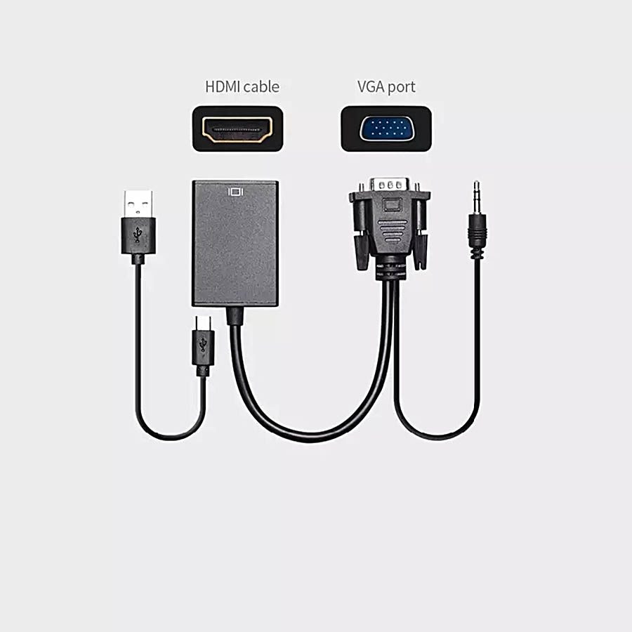 Adaptor VGA σε HDMI w/Audio USB16308 - Image 4
