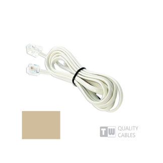 Καλώδιο 3M Μπεζ σύνδεσης Rj11 6p4c