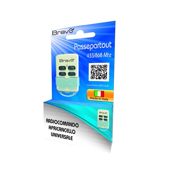 Τηλεχειριστήριο πόρτας Autolearning Passepartour 433 έως 868Mhz - Image 2