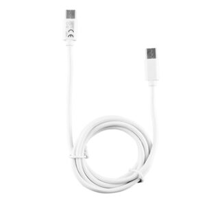 Καλώδιο Type C Long σε USB-C Type C Long 4.0A Φόρτισης - Data 1m Λευκό LCC01 Lime