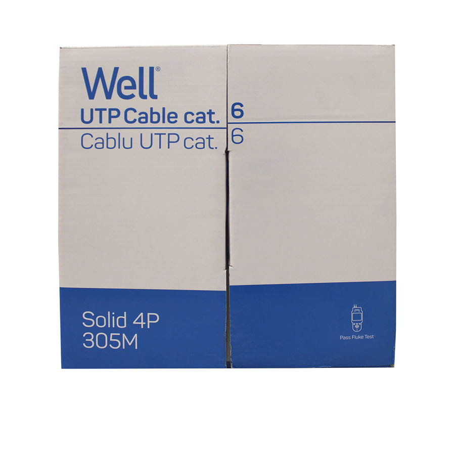 UTP CAT-6 305m Μονόκλωνο Pull Out Box Well UTP6-CU-305-WL - Image 5