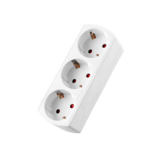 Αντάπτορας Ρεύματος 3x Σούκο LS-3ADW LIME