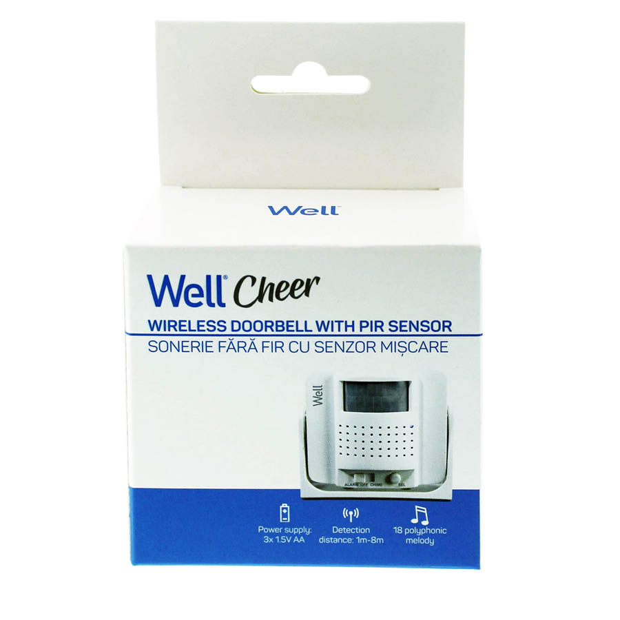 Ειδοποιητής εισόδου με ανίχνευση Cheer Well DOORBELL-CHEER-WL - Image 5
