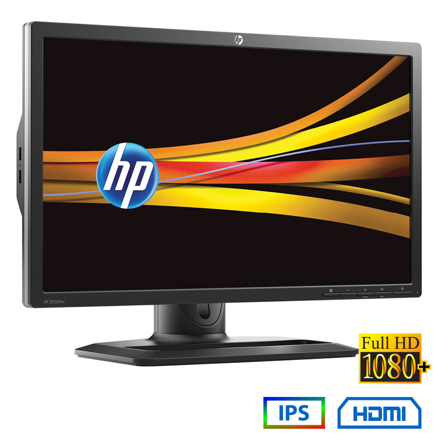Used (A-) Monitor ZR2440w IPS LED/HP/24"FHD/1920x1200/Wide/Black/Grade A-/DVI-D & DP & HDMI & USB HU