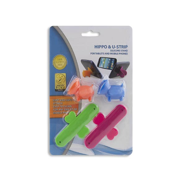 Βάση στήριξης από σιλικόνη για Smartphone & Tablet EMS112 σετ 4 τμχ. - Image 3