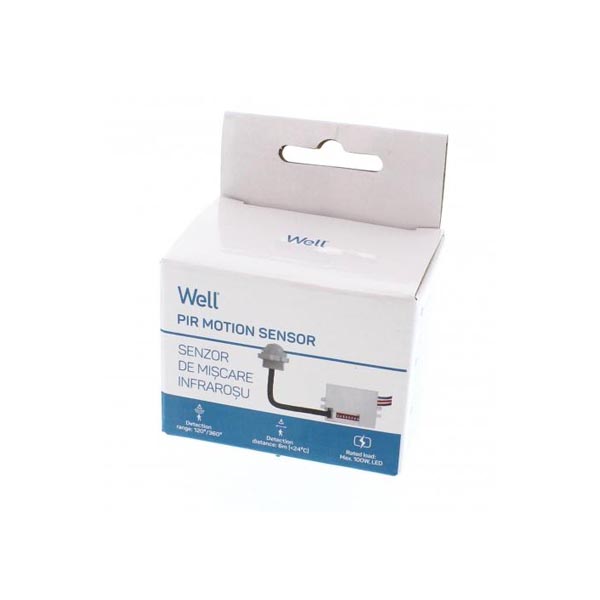 Ανιχνευτής Κίνησης ΜΙΝΙ DIP IP20/IP65 Well SENS-PIR-D04-WL - Image 2