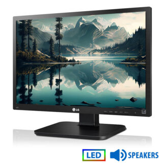 Used Monitor 22MB65PM-B LED/LG/22"/1680x1050/Wide/Black/w/Speakers/D-SUB & DVI-D