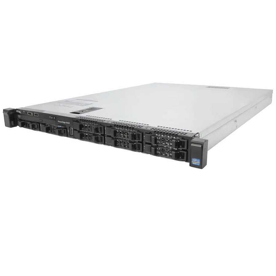 Refurbished Server Dell Poweredge R420 R1U E5-2430(6-cores)/16GB DDR3/2x600GB 10K/8xSFF/1xPSU/No ODD - Image 2