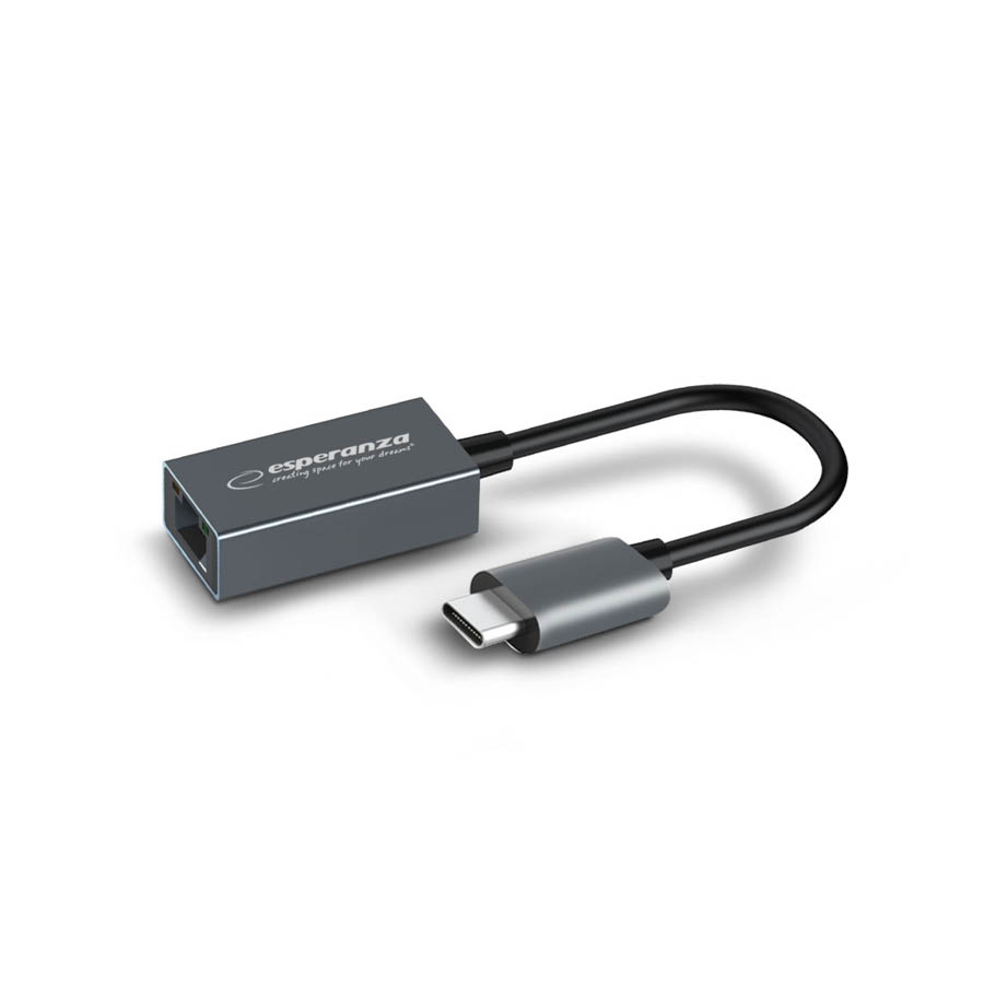 Adaptor Type-C to LAN 10/100/1000Mbps ENA102