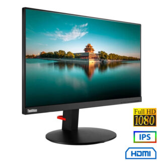Used Monitor T23i-10 IPS LED/Lenovo /23``FHD/1920x1080/Wide/Black/D-SUB & DP & HDMI & USB 3.0 HUB