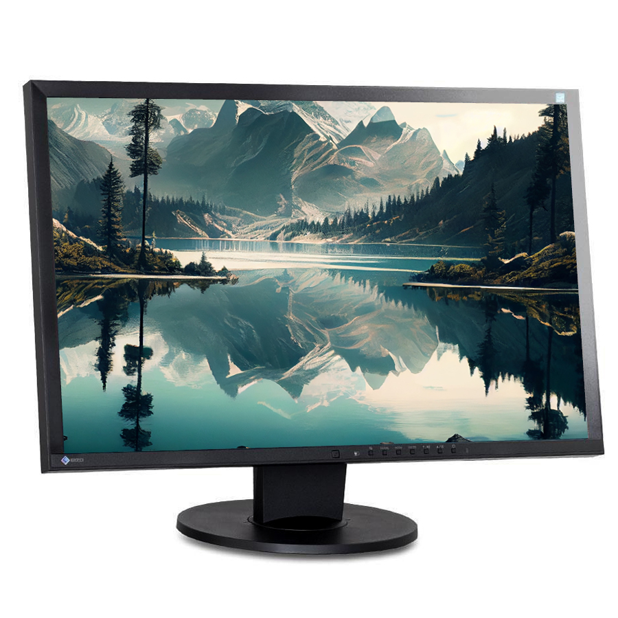 Used Monitor FlexScan EV2436W IPS LED/Eizo/24``FHD/1920x1200/Wide/Black/w/Speakers/D-SUB & DVI-D & D - Image 3