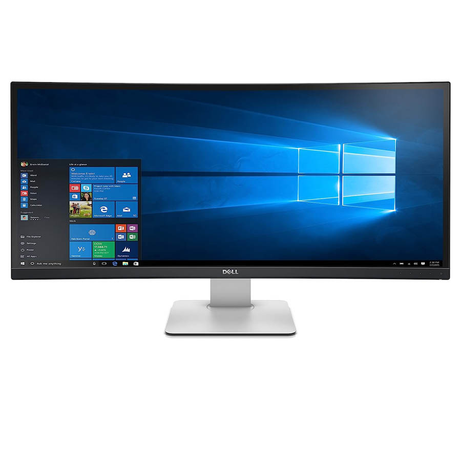 Used Monitor UltraSharp U3415WB Curved/Dell/34”UW-QHD/3440x1440/Black/w/Speakers/DP & Mini DP & HDMI - Image 3