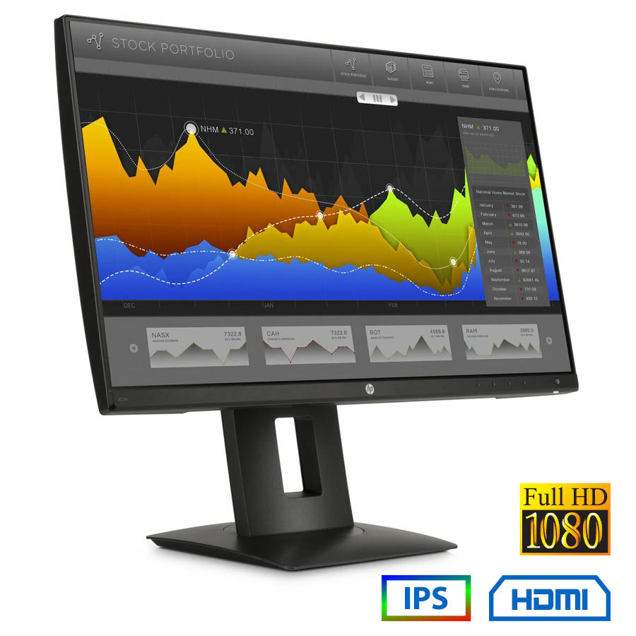 Used Monitor Z23n G2 IPS LED/HP/23``FHD/1920x1200/Wide/Black/D-SUB & DP & HDMI & USB 3.0 HUB