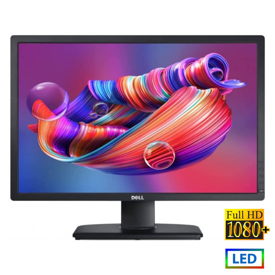 Used Monitor U2412M LED/Dell/24``FHD/1920x1200/Wide/Black/D-SUB & DVI-D & DP & USB Hub - Image 2