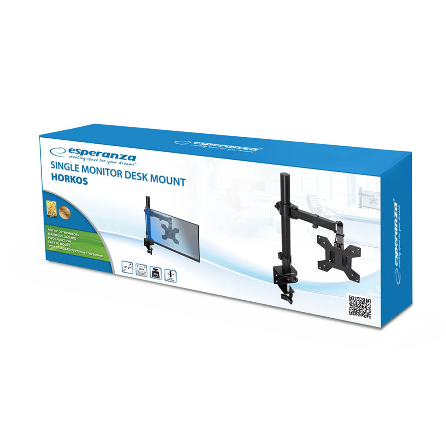 Βάση Οθόνης γραφείου 10"- 27" μαύρη W017 - Image 4