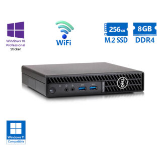 Dell Optiplex 5080 DM WiFi i5-10500T/8GB DDR4/256GB M.2 SSD/No ODD/10P Grade A Refurbished PC