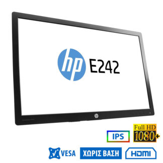 Used Monitor E242 IPS LED/HP/24"FHD/1920x1200/Wide/Black/No Stand/D-SUB & DP & HDMI & USB HUB