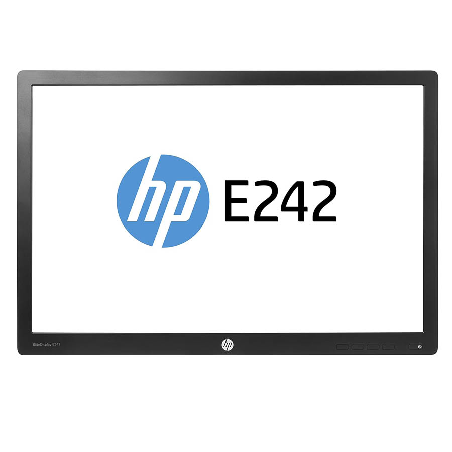 Used (A-) Monitor E242 IPS LED/HP/24”FHD/1920x1200/Wide/Black/No Stand/Grade A-/D-SUB & DP & HDMI & - Image 2