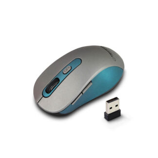 Ασύρματο Ποντίκι Adara 2.4Ghz 800-1600 Dpi μπλε/ασημί EM131B
