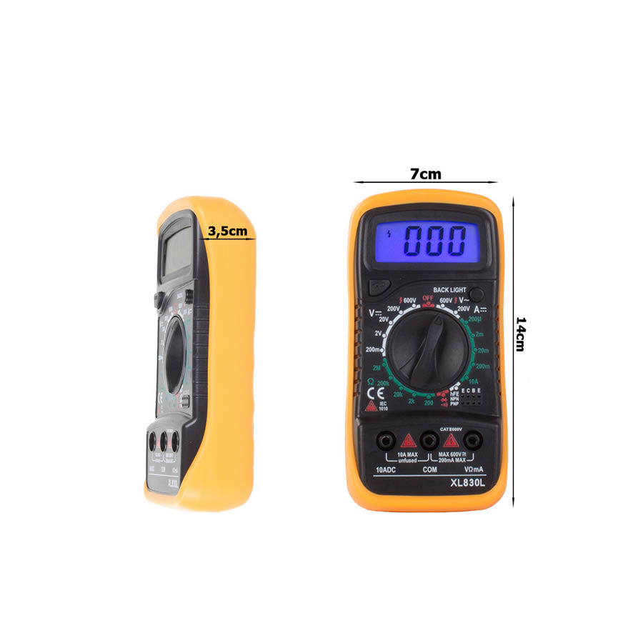 Ψηφιακό Πολυμετρο XL-830N με Buzzer - Image 5