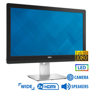Used Monitor UZ2315Hx LED/Dell/23``FHD/w/Camera/1920x1080/Wide/Silver/Black/w/Speakers/D-SUB & DP &