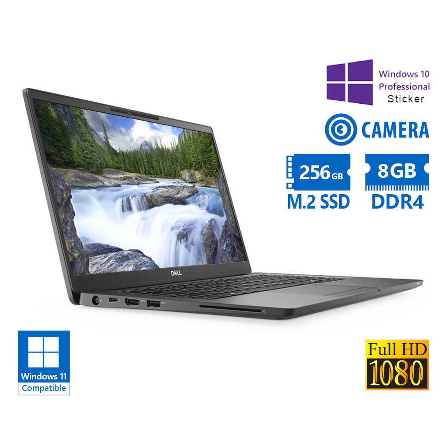 Dell Latitude 7400 i5-8265U/14``FHD/8GB DDR4/256GB M.2 SSD/No ODD/Camera/10P Grade A Refurbished Lap