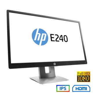 Used Monitor EliteDisplay E240 IPS LED/HP/24``FHD/1920x1080/Wide/Silver/Black/D-SUB & DP & HDMI & US