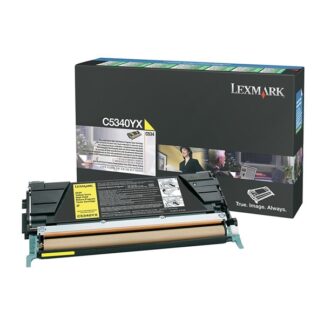 LEXMARK C534 YELLOW TONER (7k) (C5340YX) (LEXC5340YX)