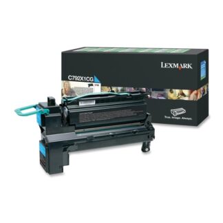 LEXMARK C792 CYAN EXTRA HC TONER (20k) (C792X1CG) (LEXC792X1CG)