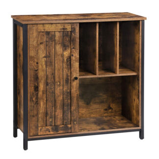 Μεταλλικό Έπιπλο με 1 Ντουλάπι και 4 Ράφια 80 x 30 x 80.5 cm Vasagle (LSC084B01) (VASLSC084B01)