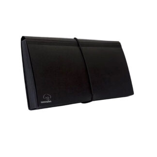 Typotrust Φάκελος Μαύρος με Λάστιχο 13 Θέσεων 26x14,5 (FP26001-01) (TYPFP26001-01)