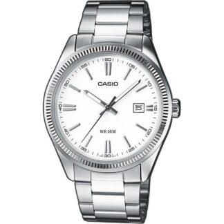 Casio Stainless Steel Ρολόι Μπαταρίας με Ασημί Μεταλλικό Μπρασελέ (MTP-1302PD-7A1VEF) (CASMTP-1302PD-7A1VEF)
