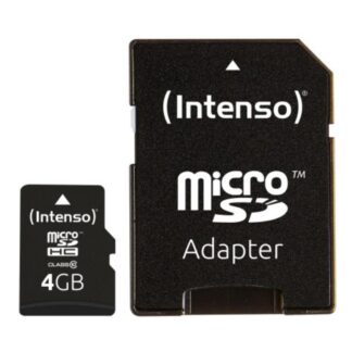 Intenso microSDHC Card  4GB Class 10 (3413450) (NSO3413450)