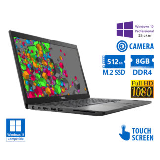 Dell (Α-) Latitude 7490 i5-8350U/14”FHD Touchscreen/8GB DDR4/512GB M.2 SSD/No ODD/Camera/10P Grade A
