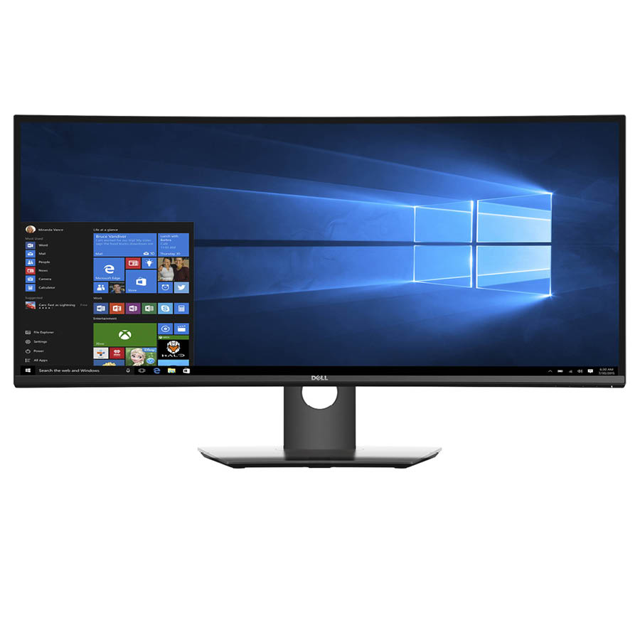 Used (A-) Monitor UltraSharp U3417W Curved/Dell/34``UW-QHD/3440x1440/Black/w/Speakers/Grade A-/DP & - Image 3