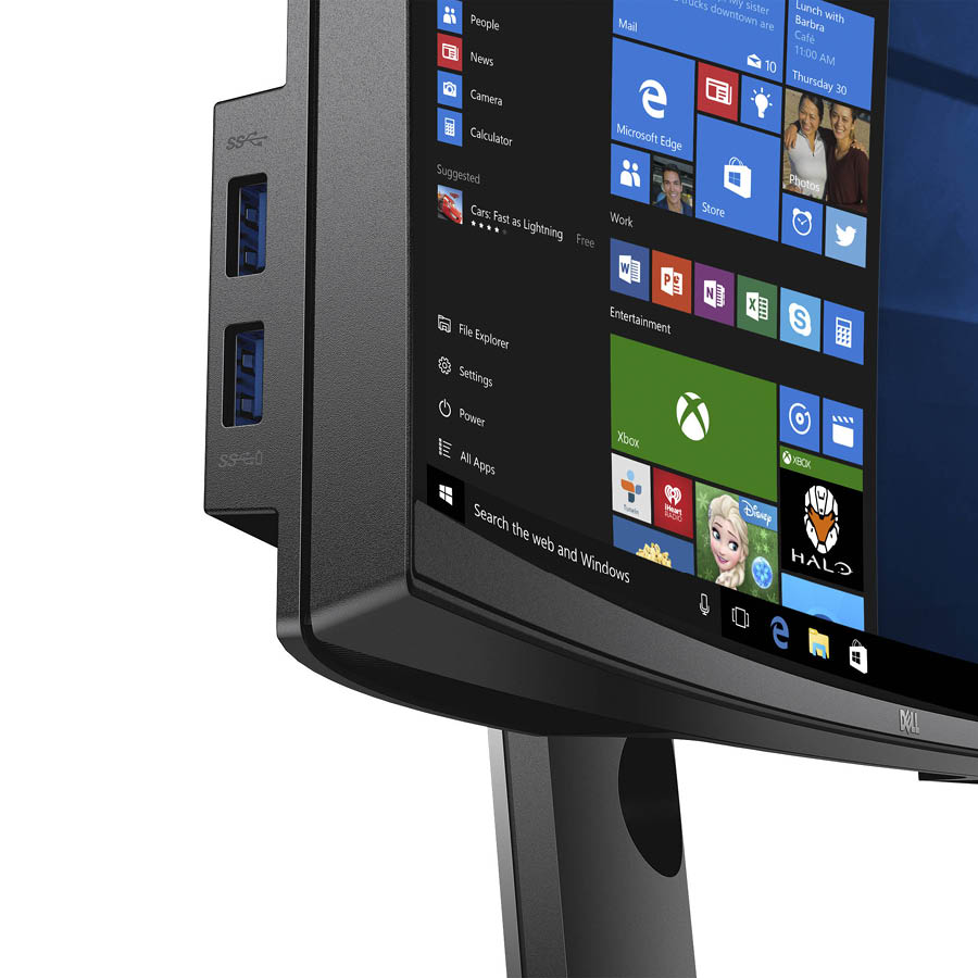 Used (A-) Monitor UltraSharp U3417W Curved/Dell/34``UW-QHD/3440x1440/Black/w/Speakers/Grade A-/DP & - Image 7