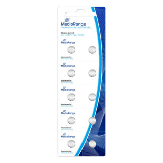 MediaRange Premium Alkaline Coin Cells AG1|LR621|1.5V Pack 10  (MRBAT110)