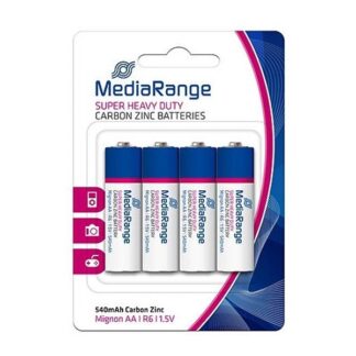 MediaRange Super Heavy Duty Carbon-Zinc Mignon AA|R6|1.5V Pack 4 (MRBAT144)