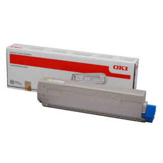 OKI C822 YELLOW TONER 7.3K (44844613) (OKI-C822-Y)