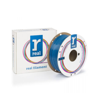REAL PETG 3D Printer Filamen-Blue-spool of 1Kg - 2.85mm (REALPETGRBLUE1000MM285)